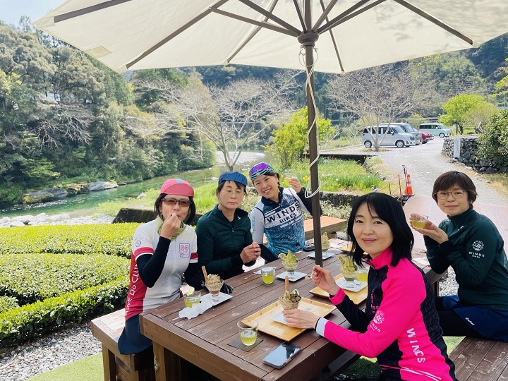 ペダルを漕いで新茶の里へ！ 4月の女性ツーリングは池川茶園訪問。フォトレポート4/16